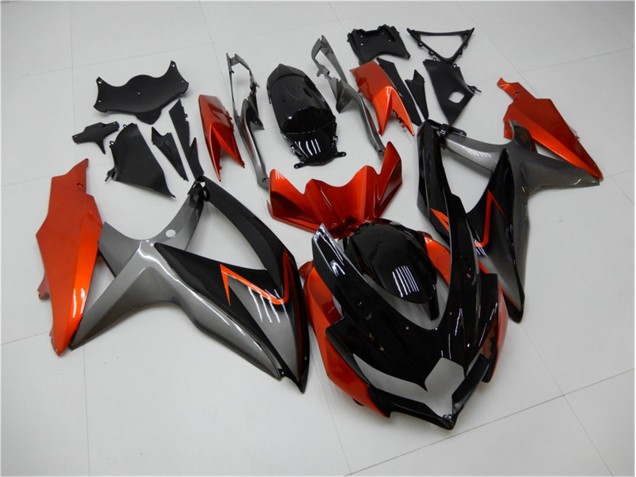 Cheap 2008-2010 Black Orange Grey Suzuki GSXR 600/750 Motorbike Fairing Kits Canada