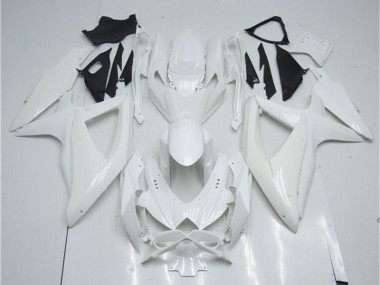 Cheap 2008-2010 White Suzuki GSXR 600/750 Motorcyle Fairings Canada