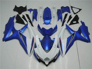 Cheap 2008-2010 White Blue Suzuki GSXR 600/750 Replacement Fairings Canada