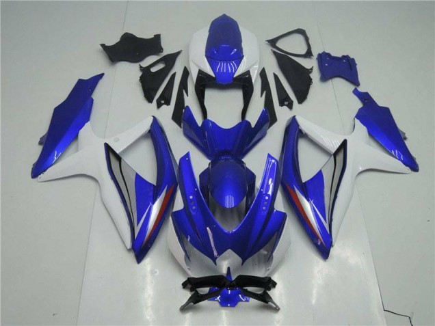 Cheap 2008-2010 Blue White Suzuki GSXR 600/750 Motorcylce Fairings Canada Cheap 2008-2010 Blue White Suzuki GSXR 600/750 Motorcylce Fairings Canada