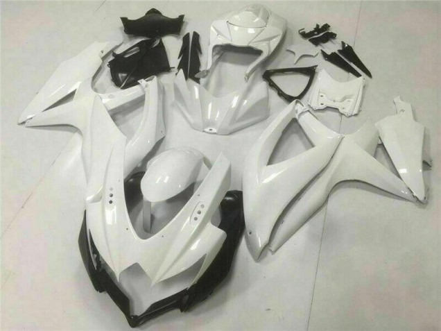 Cheap 2008-2010 White Suzuki GSXR 600/750 Motorcylce Fairings Canada Cheap 2008-2010 White Suzuki GSXR 600/750 Motorcylce Fairings Canada