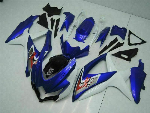 Cheap 2008-2010 Blue White Suzuki GSXR 600/750 Motorcycle Fairings Canada Cheap 2008-2010 Blue White Suzuki GSXR 600/750 Motorcycle Fairings Canada