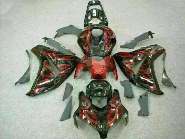 Cheap 2008-2011 Red Flame Honda CBR1000RR Motorbike Fairing Canada