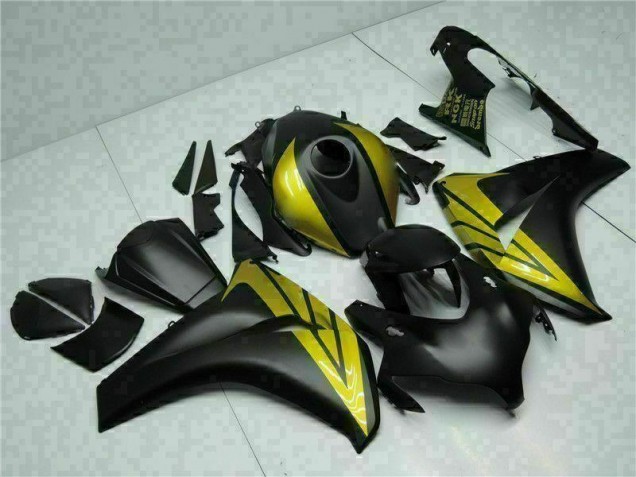 Cheap 2008-2011 Black Gold Honda CBR1000RR Replacement Motorcycle Fairings Canada Cheap 2008-2011 Black Gold Honda CBR1000RR Replacement Motorcycle Fairings Canada