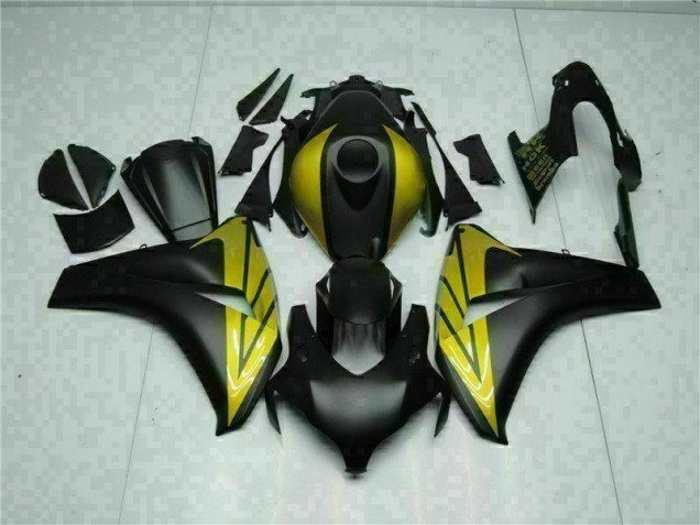 Cheap 2008-2011 Black Gold Honda CBR1000RR Replacement Motorcycle Fairings Canada Cheap 2008-2011 Black Gold Honda CBR1000RR Replacement Motorcycle Fairings Canada
