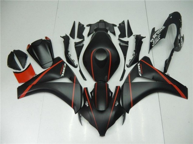 Cheap 2008-2011 Matte Black Red Honda CBR1000RR Motorcycle Fairing Canada Cheap 2008-2011 Matte Black Red Honda CBR1000RR Motorcycle Fairing Canada