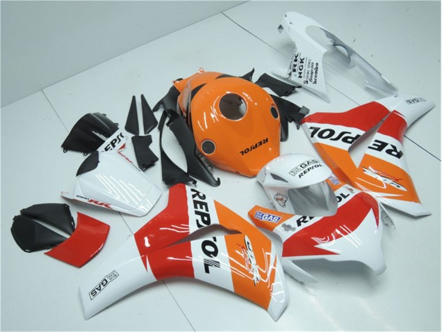 Cheap 2008-2011 Orange White Red Repsol Honda CBR1000RR Motorcycle Fairing Kits Canada