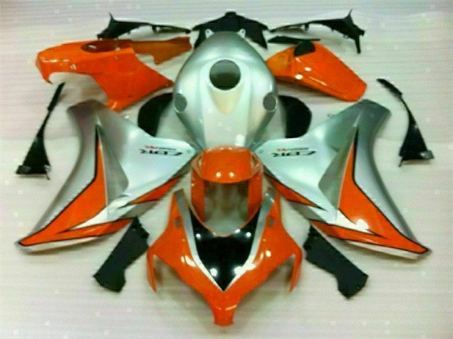 Cheap 2008-2011 Silver Orange Honda CBR1000RR Bike Fairings Canada