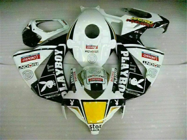 Cheap 2008-2011 White Black Playboy Honda CBR1000RR Motorbike Fairing Canada