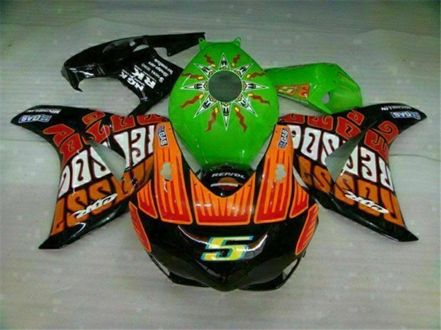Cheap 2008-2011 Green Orange Honda CBR1000RR Motorcycle Fairings Kits Canada Cheap 2008-2011 Green Orange Honda CBR1000RR Motorcycle Fairings Kits Canada