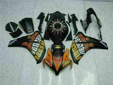 Cheap 2008-2011 Orange Black Honda CBR1000RR Motorcyle Fairings Canada