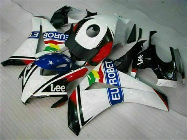 Cheap 2008-2011 White Blue Red Eurobet Lee Honda CBR1000RR Motorcycle Fairing Kit Canada Cheap 2008-2011 White Blue Red Eurobet Lee Honda CBR1000RR Motorcycle Fairing Kit Canada