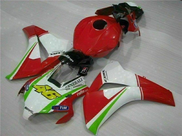 Cheap 2008-2011 Red White Honda CBR1000RR Bike Fairings Canada