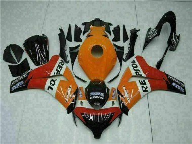 Cheap 2008-2011 Orange Repsol Honda CBR1000RR Bike Fairing Kit Canada