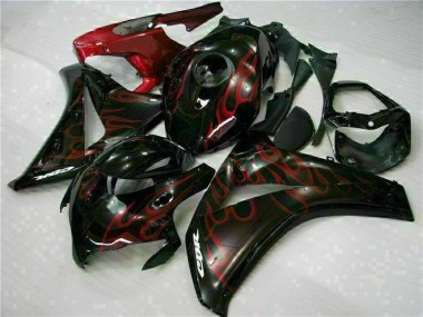 Cheap 2008-2011 Red Flame Honda CBR1000RR Motorbike Fairing Kits Canada