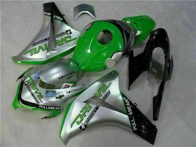 Cheap 2008-2011 Green Silver Honda CBR1000RR Moto Fairings Canada Cheap 2008-2011 Green Silver Honda CBR1000RR Moto Fairings Canada