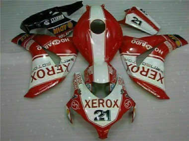 Cheap 2008-2011 Red Xerox 21 Honda CBR1000RR Motorcycle Fairings Kit Canada