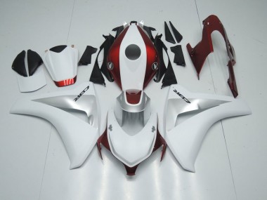 Cheap 2008-2011 Candy Red White and Silver Honda CBR1000RR Motorcycle Fairing Kits Canada