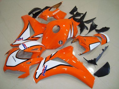 Cheap 2008-2011 Sunset Orange HRC Honda CBR1000RR Motorcycle Fairings Kit Canada