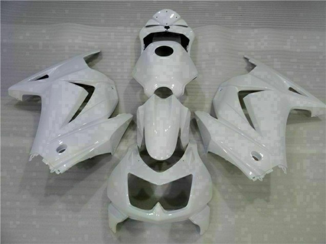 Cheap 2008-2012 White Kawasaki EX250 Motorcycle Replacement Fairings Canada Cheap 2008-2012 White Kawasaki EX250 Motorcycle Replacement Fairings Canada