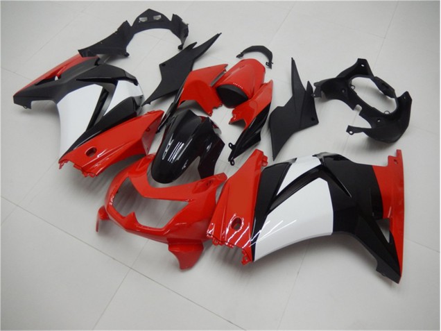 Cheap 2008-2012 Red Black White Kawasaki EX250 Motorcycle Fairings Canada Cheap 2008-2012 Red Black White Kawasaki EX250 Motorcycle Fairings Canada