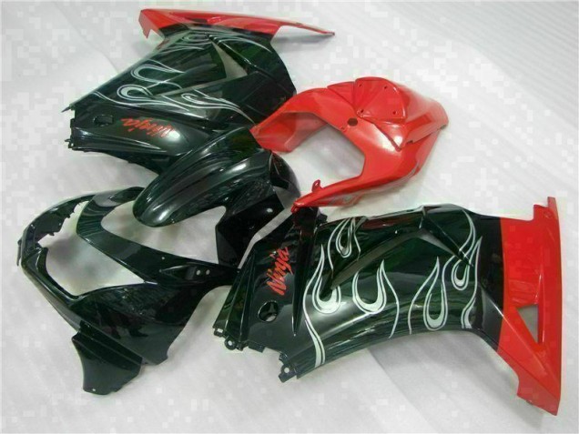 Cheap 2008-2012 Black Red Ninja Kawasaki EX250 Motorcycle Fairing Canada
