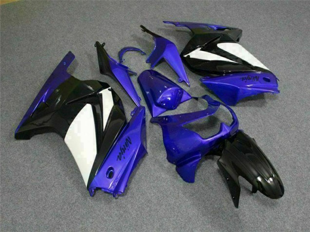 Cheap 2008-2012 Blue White Black Ninja Kawasaki EX250 Motorbike Fairing Canada Cheap 2008-2012 Blue White Black Ninja Kawasaki EX250 Motorbike Fairing Canada