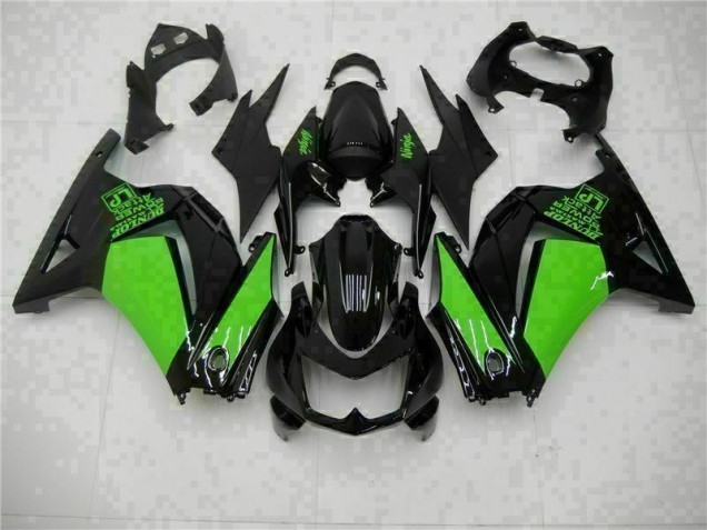 Cheap 2008-2012 Black Green Ninja Kawasaki EX250 Motorcycle Bodywork Canada Cheap 2008-2012 Black Green Ninja Kawasaki EX250 Motorcycle Bodywork Canada