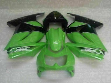 Cheap 2008-2012 Green Black Kawasaki EX250 Motorbike Fairing Kits Canada