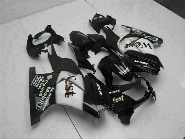 Cheap 2008-2012 Black West Kawasaki EX250 Motorcycle Fairings Kits Canada Cheap 2008-2012 Black West Kawasaki EX250 Motorcycle Fairings Kits Canada