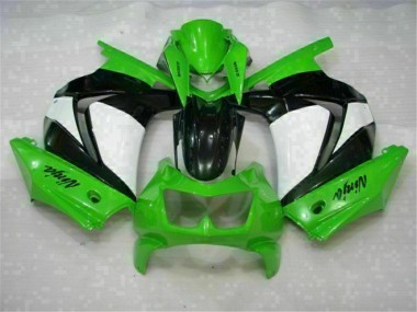 Cheap 2008-2012 Green Black Ninja Kawasaki EX250 Moto Fairings Canada