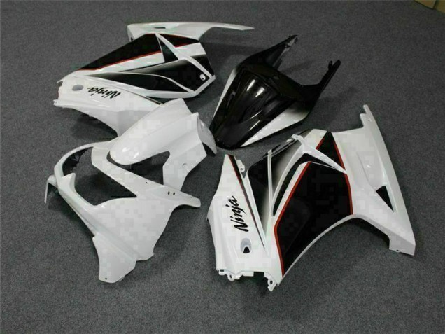 Cheap 2008-2012 White Black Ninja Kawasaki EX250 Replacement Fairings Canada Cheap 2008-2012 White Black Ninja Kawasaki EX250 Replacement Fairings Canada