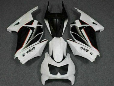 Cheap 2008-2012 White Black Ninja Kawasaki EX250 Replacement Fairings Canada