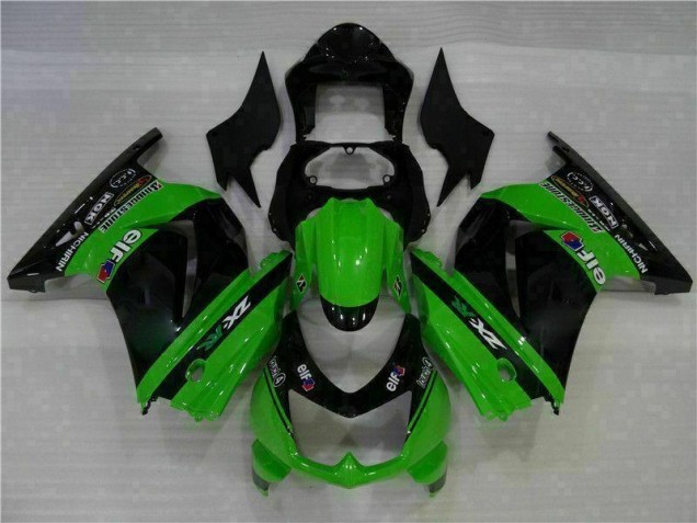 Cheap 2008-2012 Black Green Kawasaki EX250 Motorcylce Fairings Canada