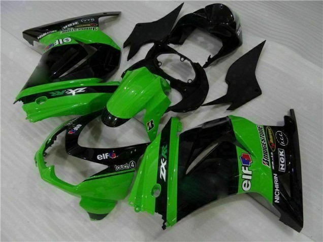 Cheap 2008-2012 Black Green Kawasaki EX250 Motorcylce Fairings Canada