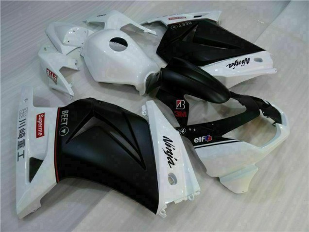 Cheap 2008-2012 White Black Ninja Kawasaki EX250 Motorbike Fairings Canada Cheap 2008-2012 White Black Ninja Kawasaki EX250 Motorbike Fairings Canada