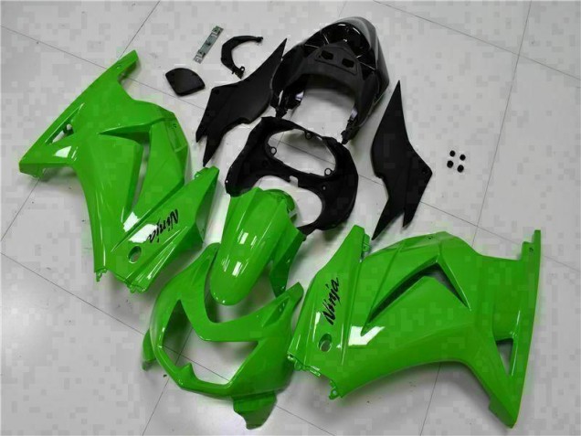 Cheap 2008-2012 Green Black Ninja Kawasaki EX250 Motorcycle Fairing Kits Canada Cheap 2008-2012 Green Black Ninja Kawasaki EX250 Motorcycle Fairing Kits Canada