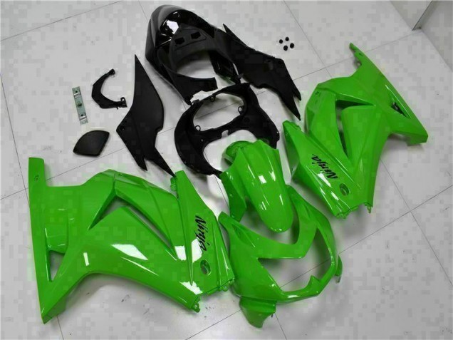 Cheap 2008-2012 Green Black Ninja Kawasaki EX250 Motorcycle Fairing Kits Canada Cheap 2008-2012 Green Black Ninja Kawasaki EX250 Motorcycle Fairing Kits Canada