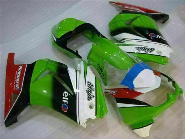 Cheap 2008-2012 White Green Black Ninja Kawasaki EX250 Motorbike Fairing Canada Cheap 2008-2012 White Green Black Ninja Kawasaki EX250 Motorbike Fairing Canada