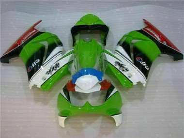 Cheap 2008-2012 White Green Black Ninja Kawasaki EX250 Motorbike Fairing Canada