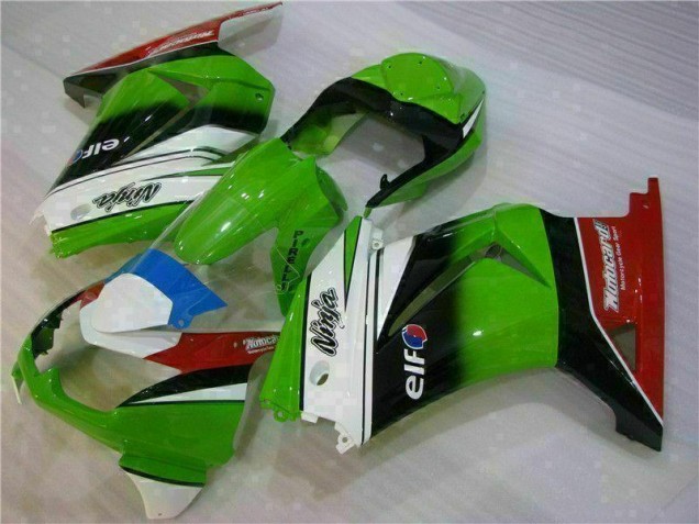 Cheap 2008-2012 White Green Black Ninja Kawasaki EX250 Motorbike Fairing Canada Cheap 2008-2012 White Green Black Ninja Kawasaki EX250 Motorbike Fairing Canada
