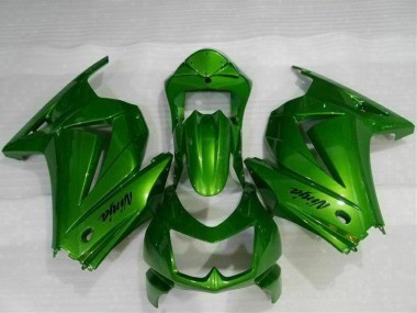 Cheap 2008-2012 Green Ninja Kawasaki EX250 Motor Bike Fairings Canada