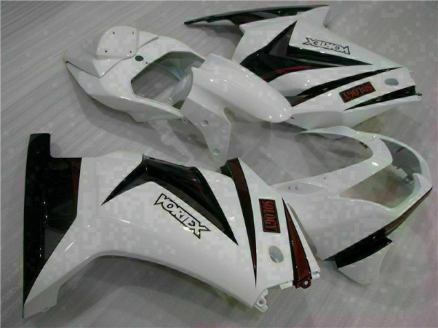 Cheap 2008-2012 White Black Kawasaki EX250 Motorcycle Bodywork Canada Cheap 2008-2012 White Black Kawasaki EX250 Motorcycle Bodywork Canada