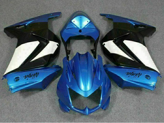 Cheap 2008-2012 Blue White Black Ninja Kawasaki EX250 Motorbike Fairing Kits Canada Cheap 2008-2012 Blue White Black Ninja Kawasaki EX250 Motorbike Fairing Kits Canada