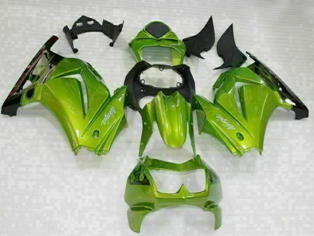 Cheap 2008-2012 Green Black Kawasaki EX250 Motorcyle Fairings Canada Cheap 2008-2012 Green Black Kawasaki EX250 Motorcyle Fairings Canada