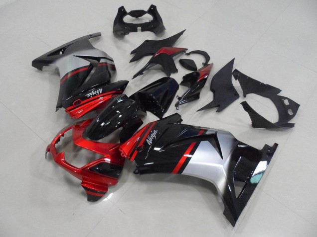 Cheap 2008-2012 Candy Red Black Silver Kawasaki ZX250R Motorcycle Fairing Canada Cheap 2008-2012 Candy Red Black Silver Kawasaki ZX250R Motorcycle Fairing Canada