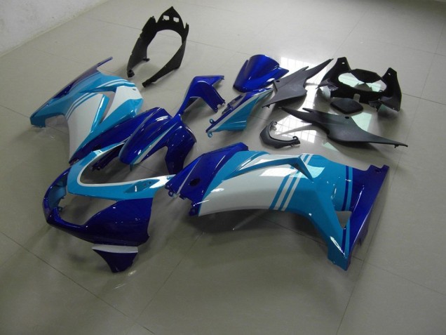Cheap 2008-2012 Light and Dark Blue Kawasaki ZX250R Bike Fairing Kit Canada Cheap 2008-2012 Light and Dark Blue Kawasaki ZX250R Bike Fairing Kit Canada