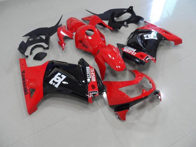 Cheap 2008-2012 Red Black Kawasaki ZX250R Replacement Fairings Canada Cheap 2008-2012 Red Black Kawasaki ZX250R Replacement Fairings Canada