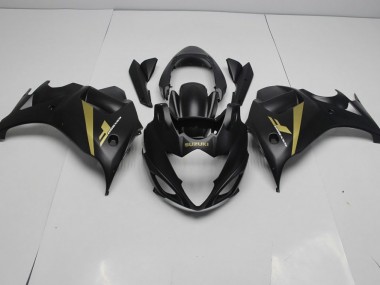 Cheap 2008-2013 Black Gold Suzuki GSX650F Motorbike Fairing Kits Canada