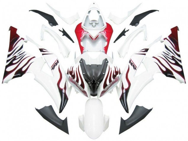 Cheap 2008-2016 White Red Flame R6 Yamaha YZF R6 Motorbike Fairing Canada Cheap 2008-2016 White Red Flame R6 Yamaha YZF R6 Motorbike Fairing Canada